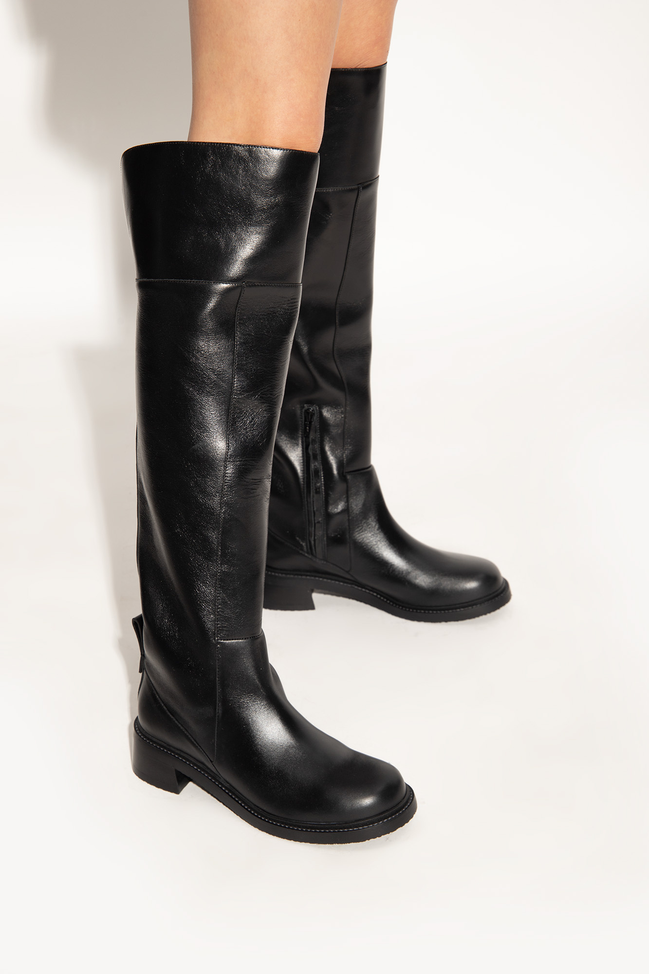 Chloe best sale leather boots